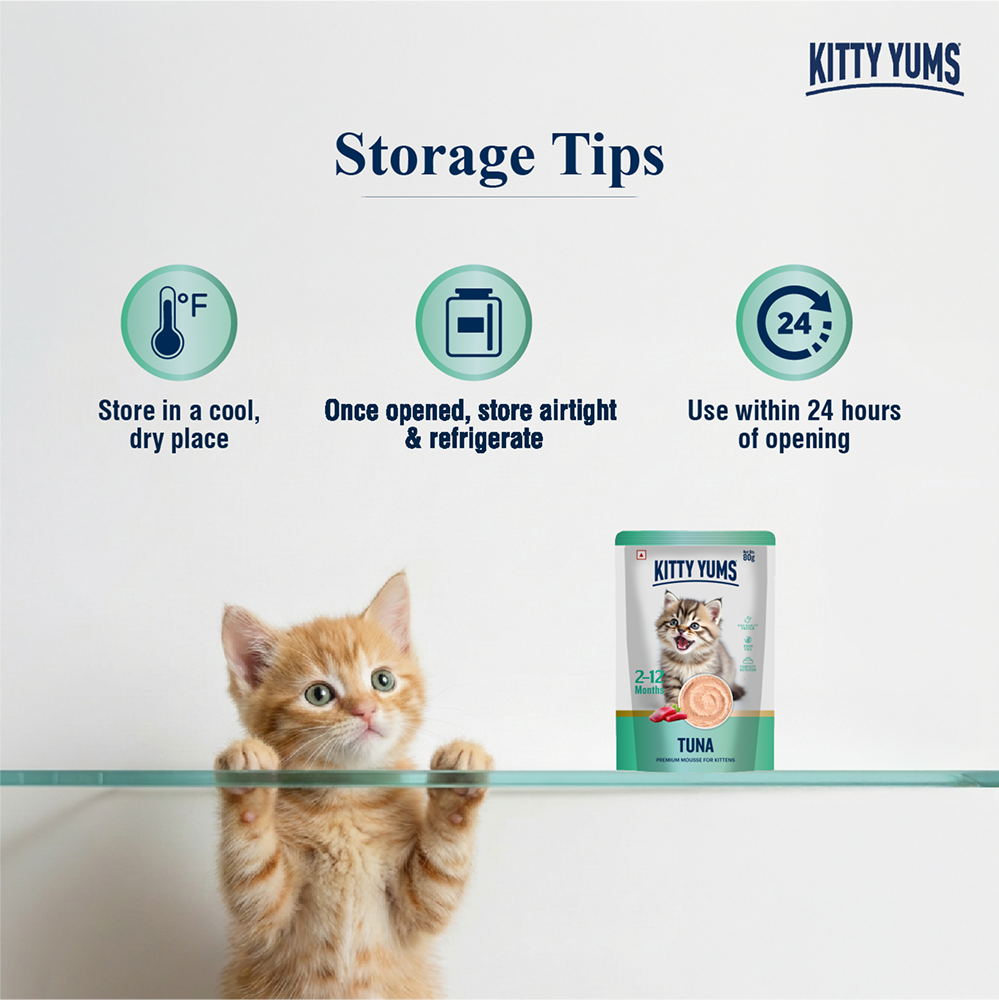 Kitty Yum Tuna Mousse Kitten Cat Wet Food