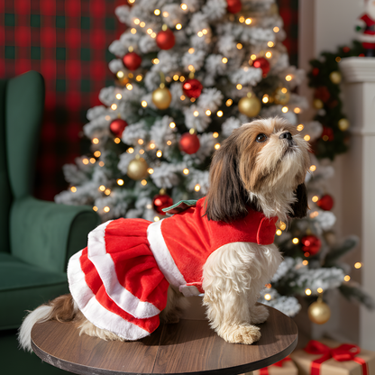Pawgypets Christmas Dress for Dogs
