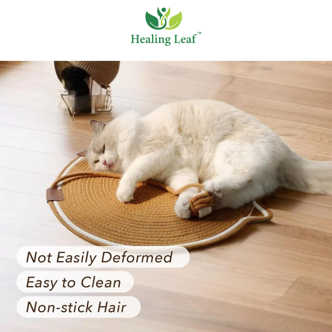 Healing Leaf Eco friendly Scratching Mat for Cats