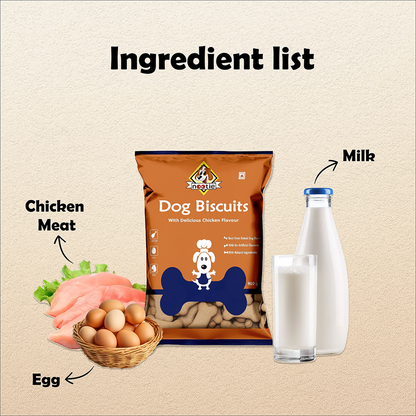 Nootie Chicken & Peanut Butter Flavour Biscuits Adult Dog Treats