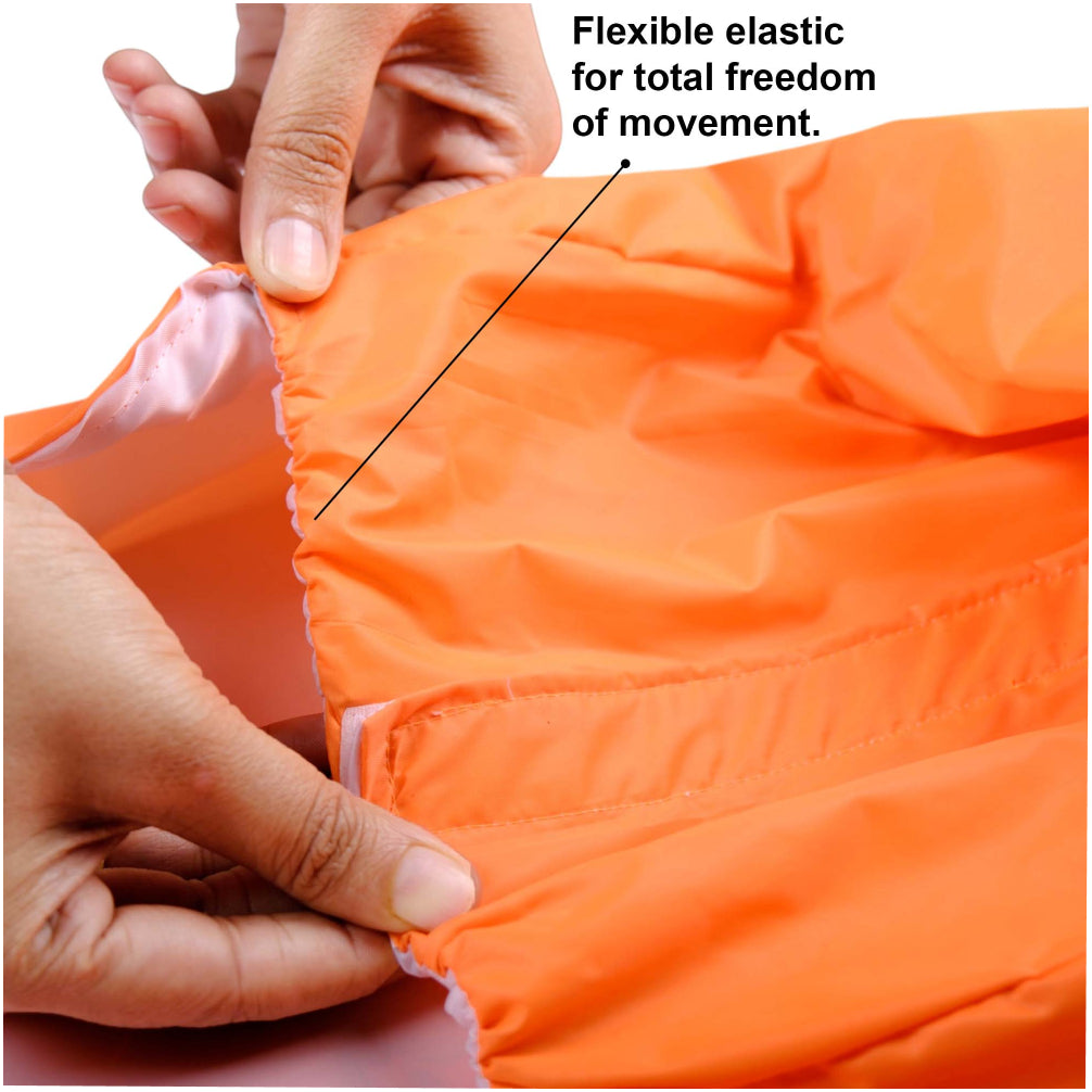 Pets Way Mistiq Orange Rainbhaw Raincoat for Dogs