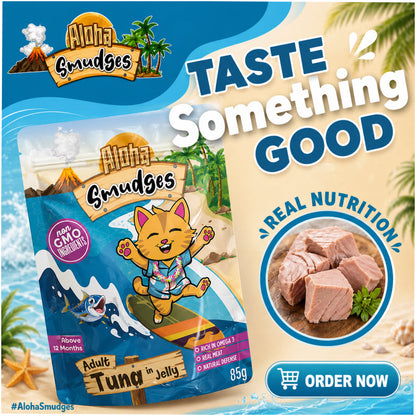 Aloha Smudges Tuna in Jelly Adult Cat Wet Food
