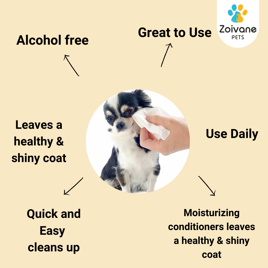 Zoivane Wet Wipes for Dogs and Cats