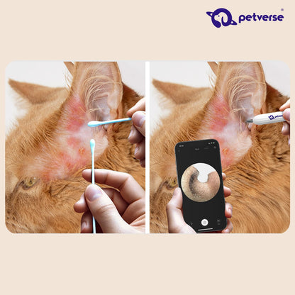 Petverse Smart Visual Pet Ear Cleaner with Camera for Dogs & Cats