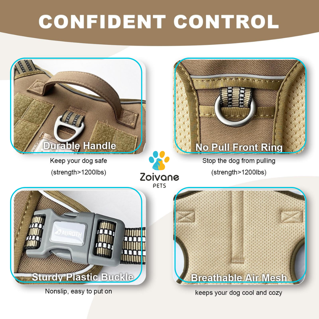 Zoivane Harness for Dogs (Khaki)