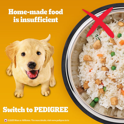 Pedigree Puppy Dog Food Combo |Chicken & Milk Dry & Chicken & Liver Wet