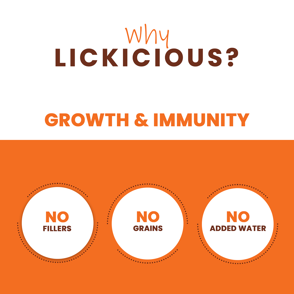 Lickicious Healthy Growth and Immunity Chewy Stick Dog Treats
