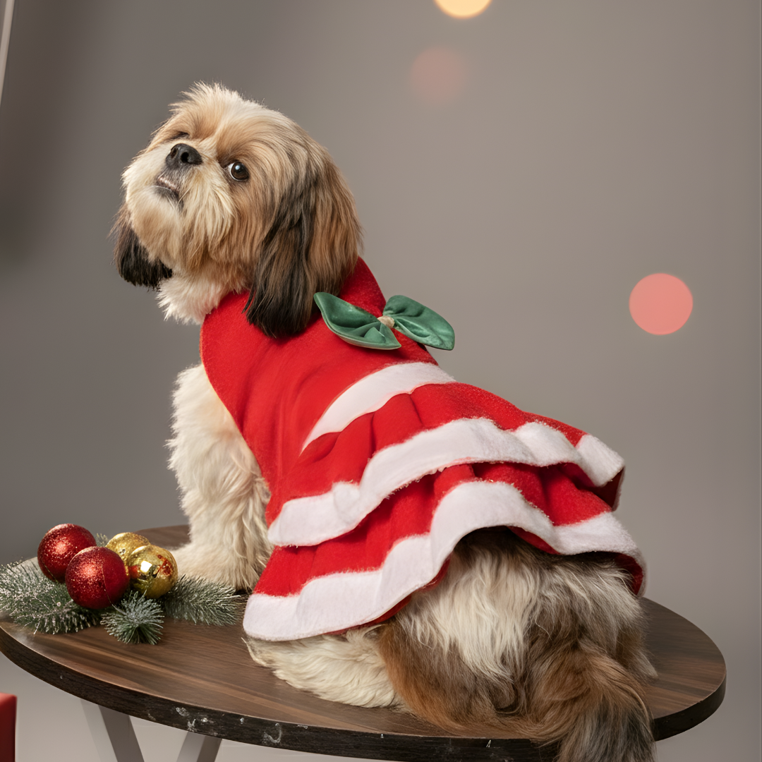 Pawgypets Christmas Dress for Dogs