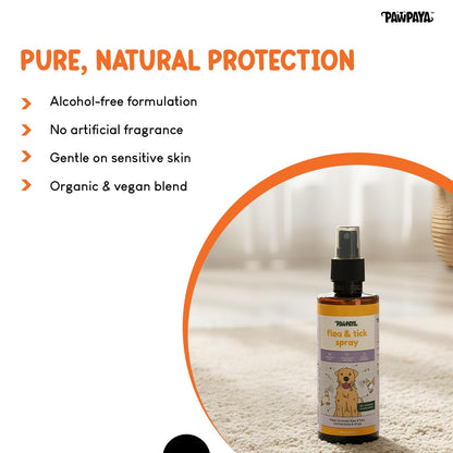 Pawpaya  Flea and Tick Spray for Dogs and Cats
