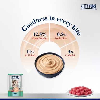 Kitty Yum Tuna Mousse Kitten Cat Wet Food