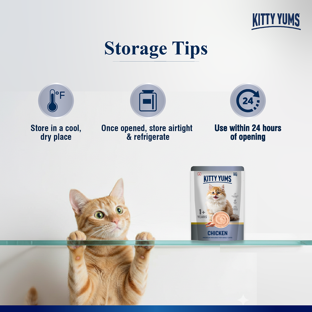 Kitty Yum Chicken Mousse Adult Cat Wet Food