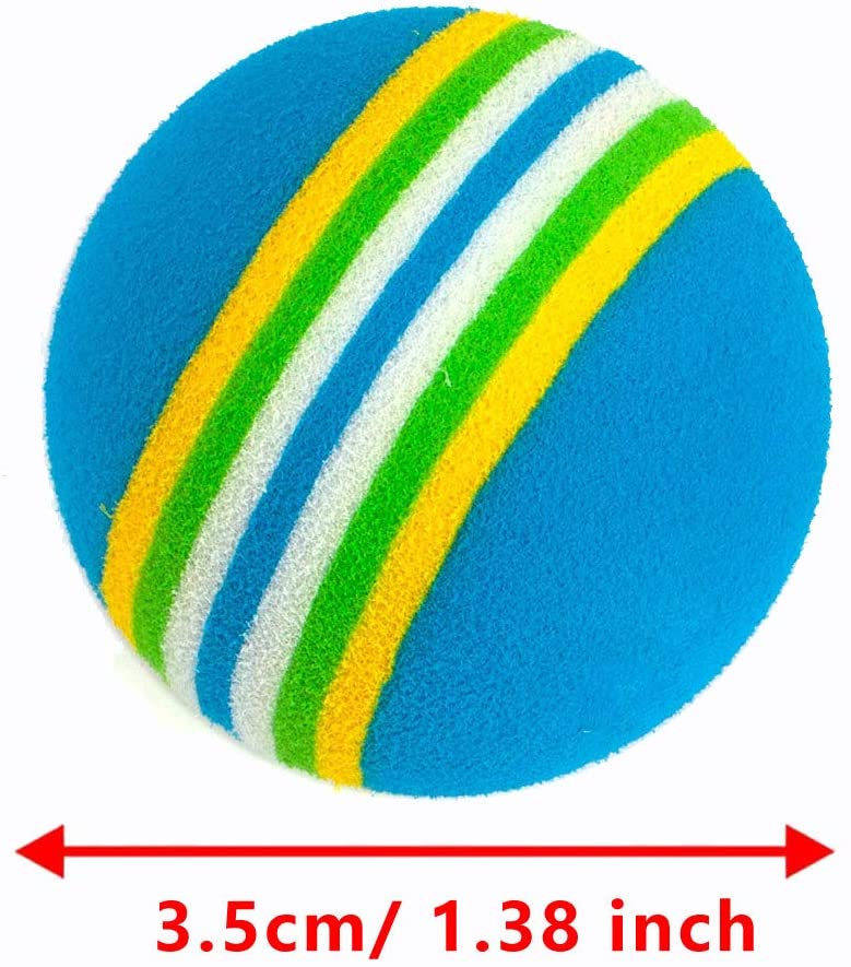 KUTKUT Foam Balls for Cats (Rainbow)