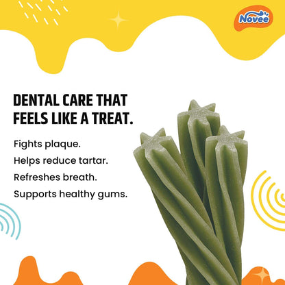 Novee Mini Dental Care Stick Treats for Dogs