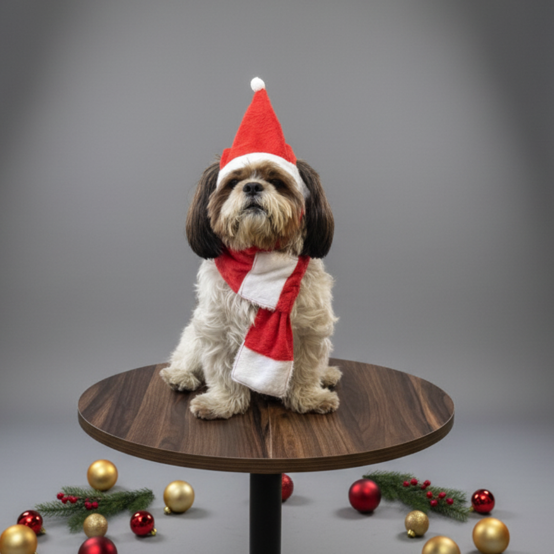 Pawgypets Christmas Scarf for Dogs and Cats