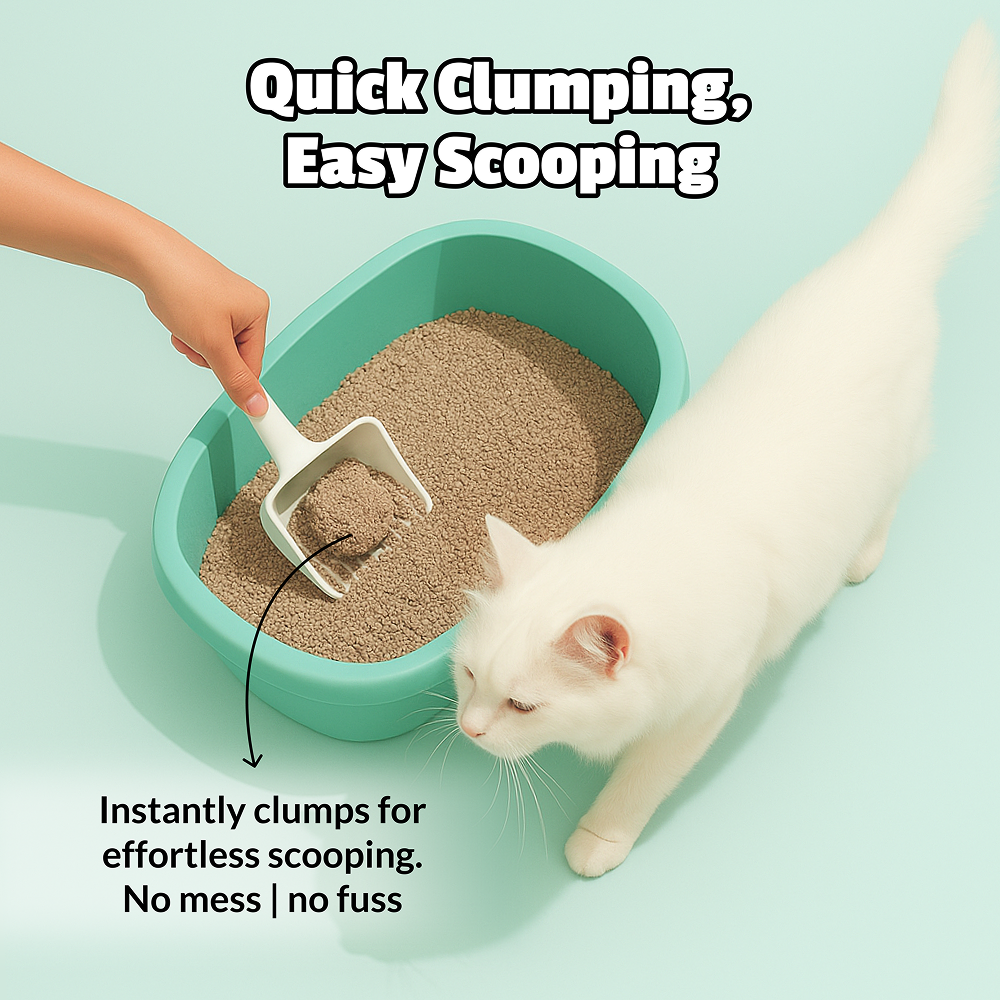 Scoopy Cat Litter | Lavender Scented | 100% Natural Indian Brown Sand