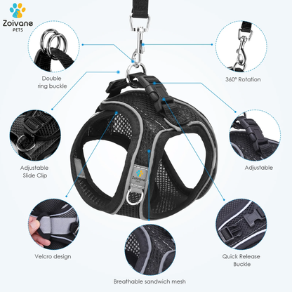 Zoivane Harness for Cats (Black)