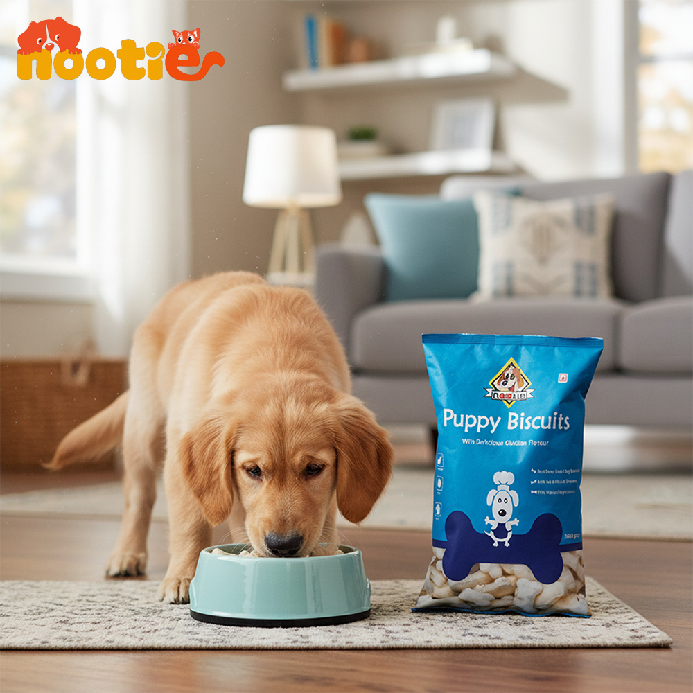 Nootie Chicken & Egg Milk Biscuits Puppy Dog Treats