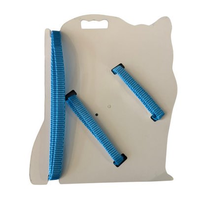 Healing Leaf Angle Soft Harness for Cats (Blue)