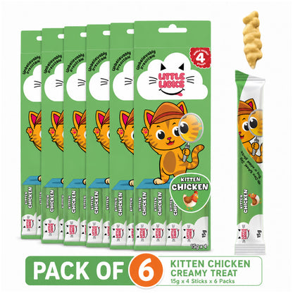 Smudges Little Licks Chicken Creamy Bisque Kitten Cat Treats