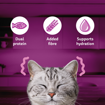 Whiskas Adult Wet Cat Food Combo |Chicken, Tuna & Seafood (Jelly & Gravy)