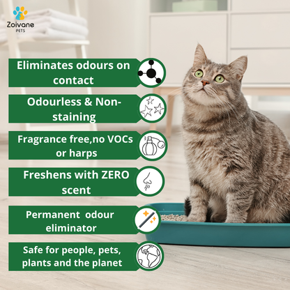 Zoivane  Pets Odour Eliminator for Dogs and Cats