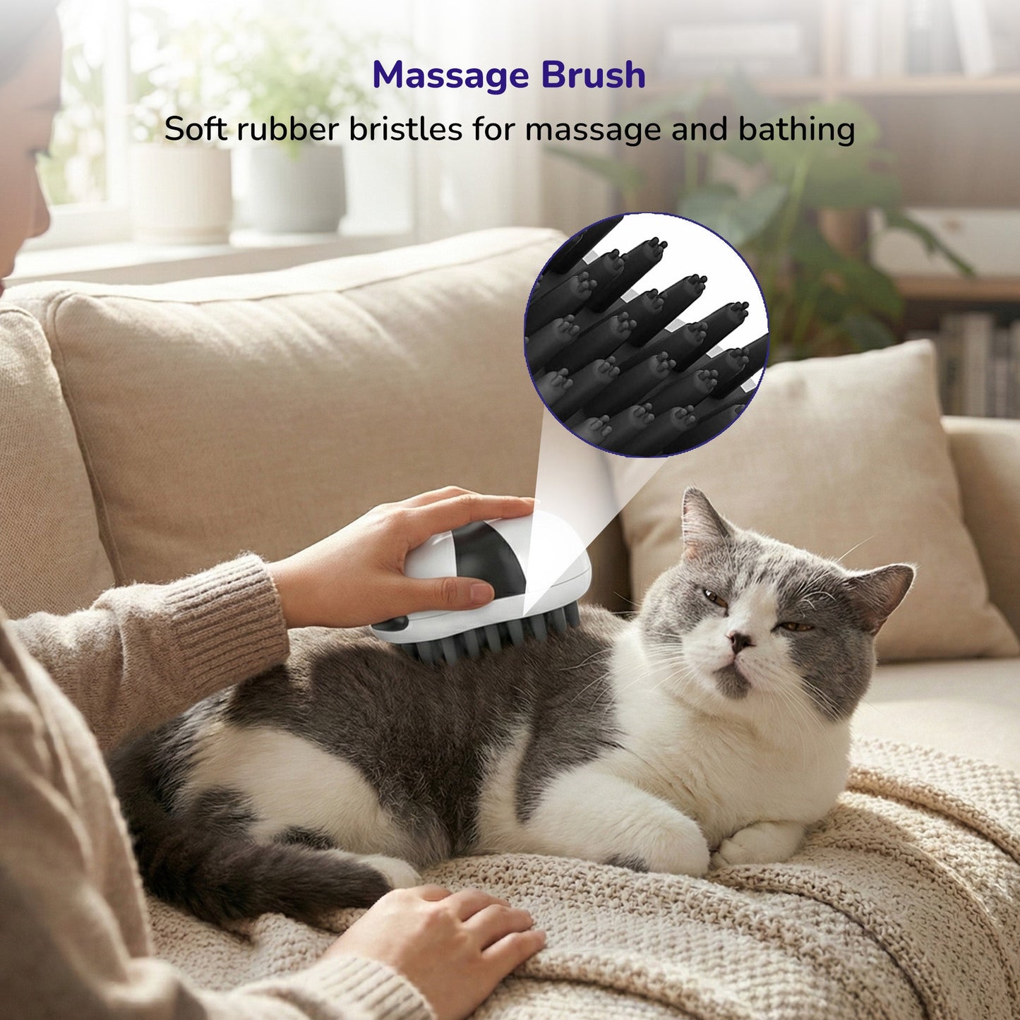 Petverse 7 in 1  Professional Deshedding, Detangling & Nail Care Kit for Dogs & Cats