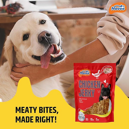 Novee Chicken Jerky Treats for Dogs