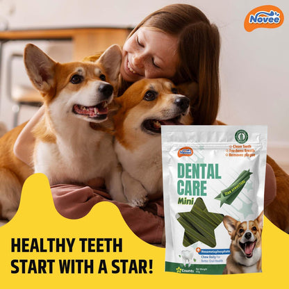 Novee Mini Dental Care Stick Treats for Dogs