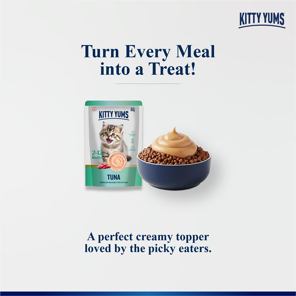 Kitty Yum Tuna Mousse Kitten Cat Wet Food