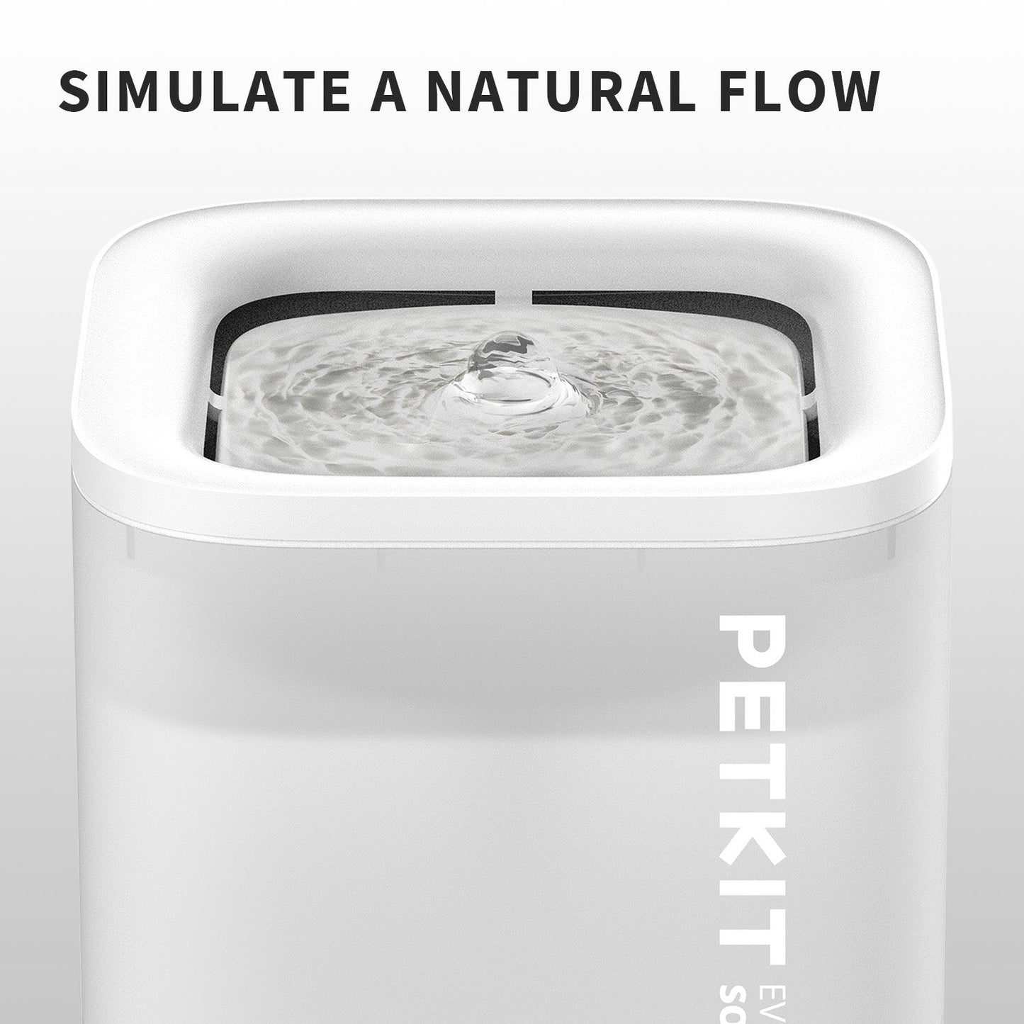 Petkit Eversweet Solo SE Smart Automatic Water Fountain for Cats & Dogs (White)