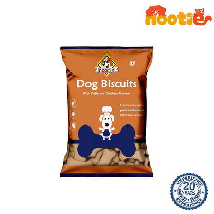 Nootie Chicken & Peanut Butter Flavour Biscuits Adult Dog Treats
