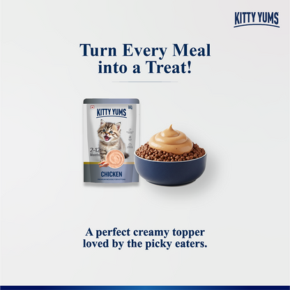 Kitty Yum Chicken Mousse Kitten Cat Wet Food