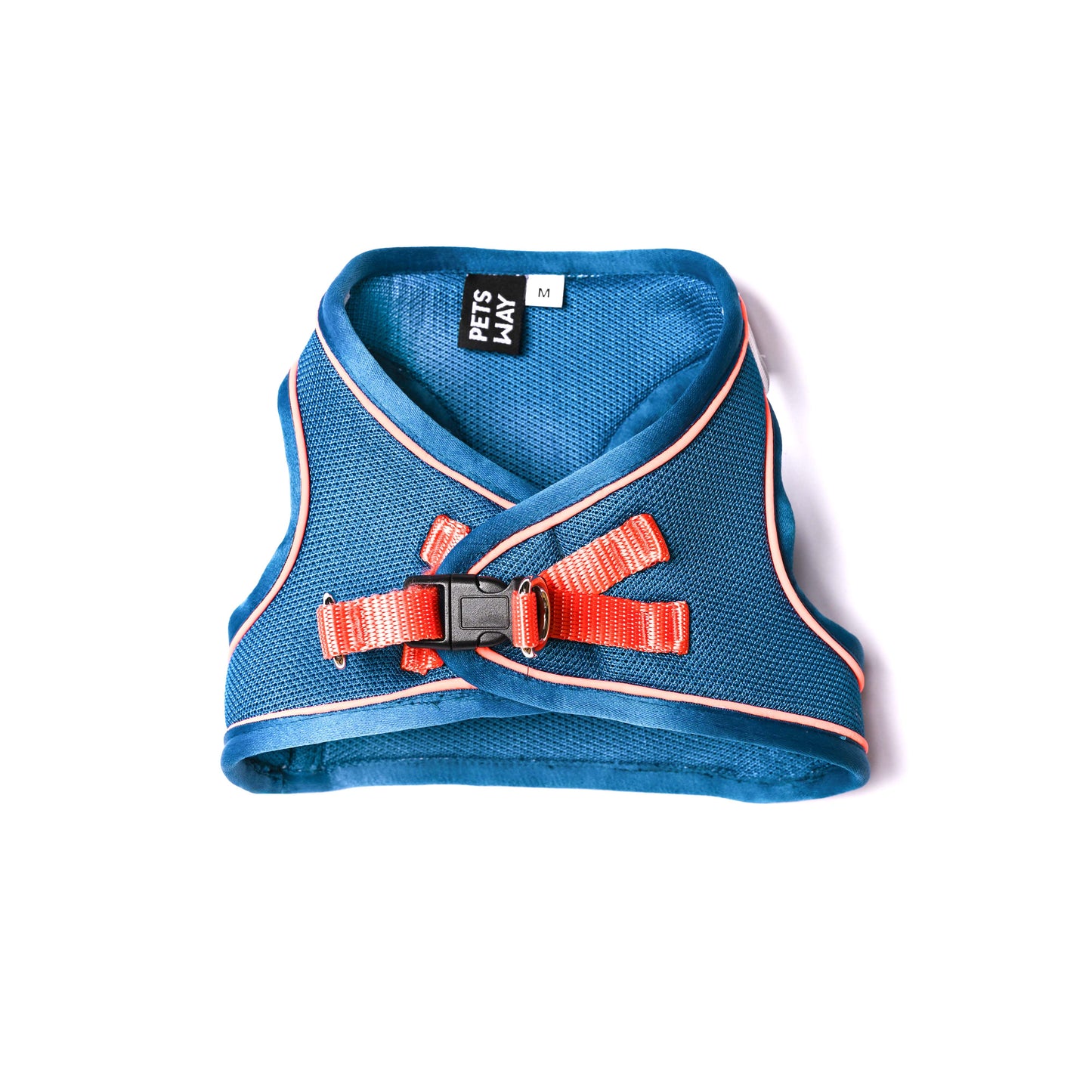 Pets Way Air Mesh Harness for Puppies & Small Dogs (Blue)