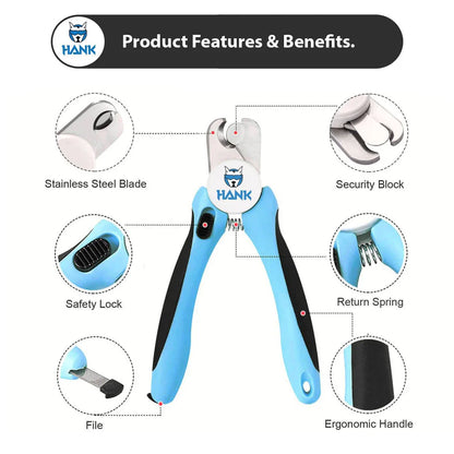 Hank Nail Clipper with Ultra Bright LED Light for Pets