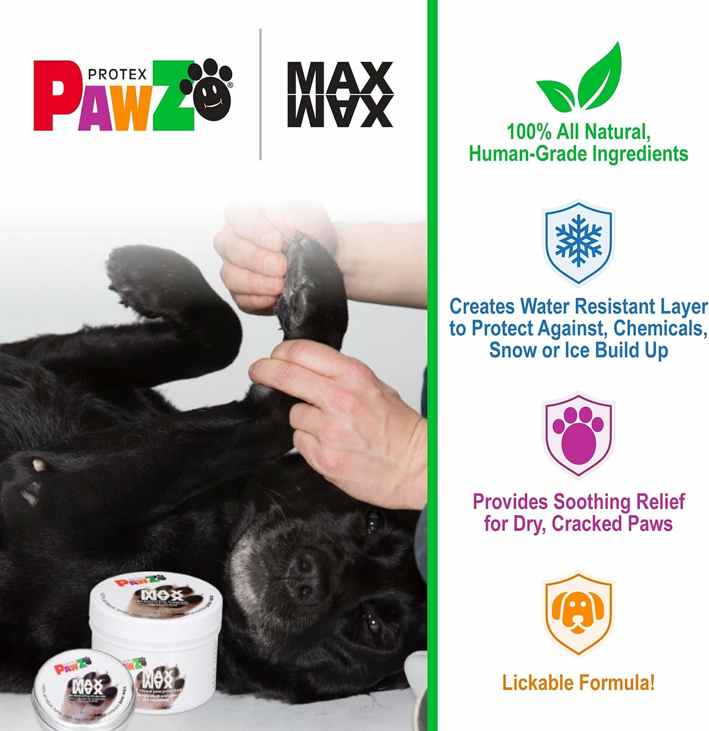 PawZ MaxWax Paw Balm for Dogs (White)