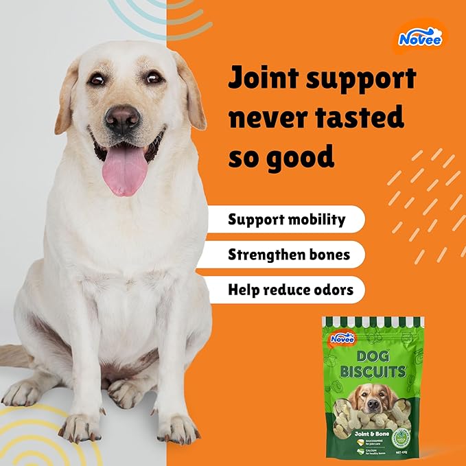 Novee Joint and Bone Support Biscuit Dog Treats
