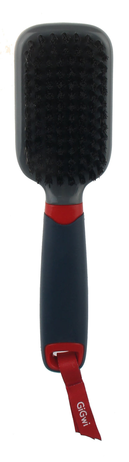 GiGwi Double Sided Brush with Bristles and Pins for Dogs and Cats (Black)