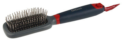 GiGwi Massage Brush With Pins For Dogs and Cats (Black)