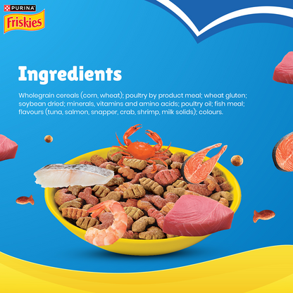 Purnia Friskies Seafood Cat Dry Food