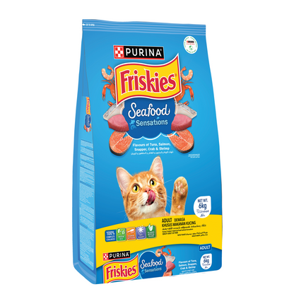 Purnia Friskies Seafood Cat Dry Food