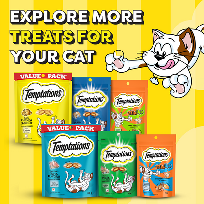 Temptations MixUps Chicken & Salmon Flavour Cat Treats