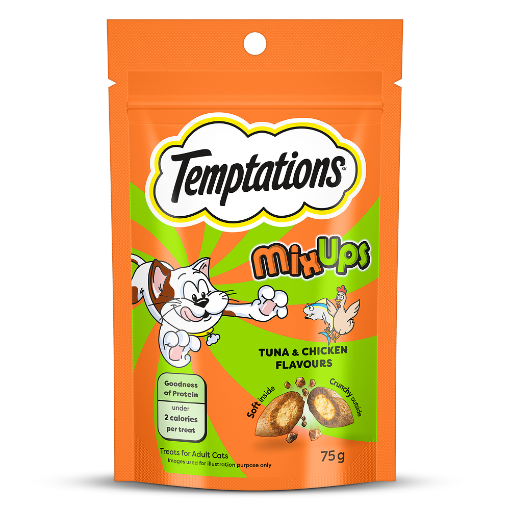 Temptations Salmon, Seafood, Mixups, Tuna, Chicken Combo Treats Cat