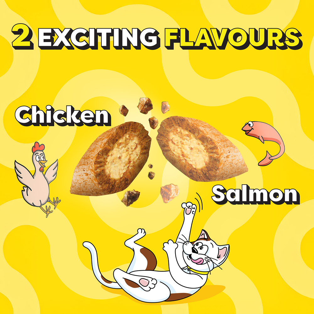 Temptations MixUps Chicken & Salmon Flavour Cat Treats