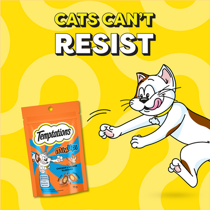 Temptations MixUps Chicken & Salmon Flavour Cat Treats