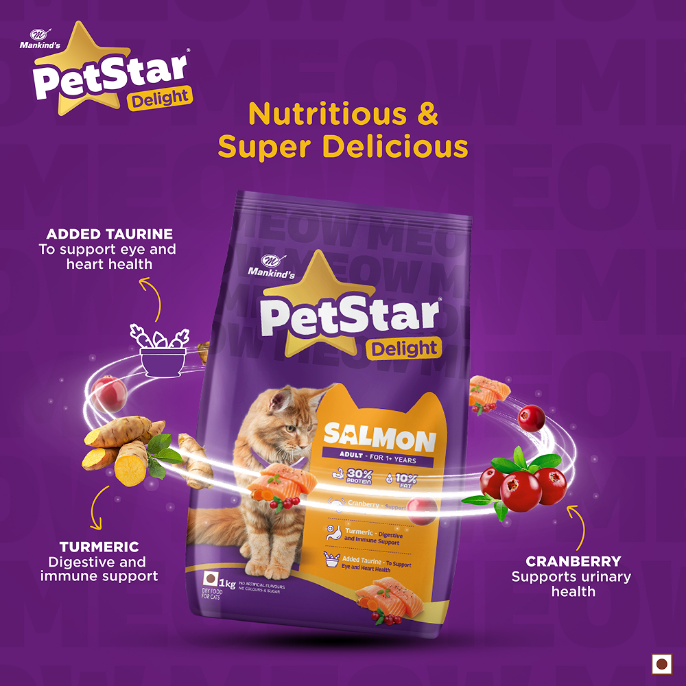 Mankind PetStar Salmon Adult Cat Dry Food