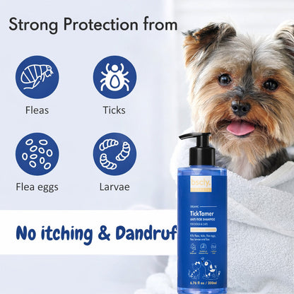 Bscly TickTamer Eucalyptus & Lemongrass Anti Tick Shampoo for Cats & Dogs
