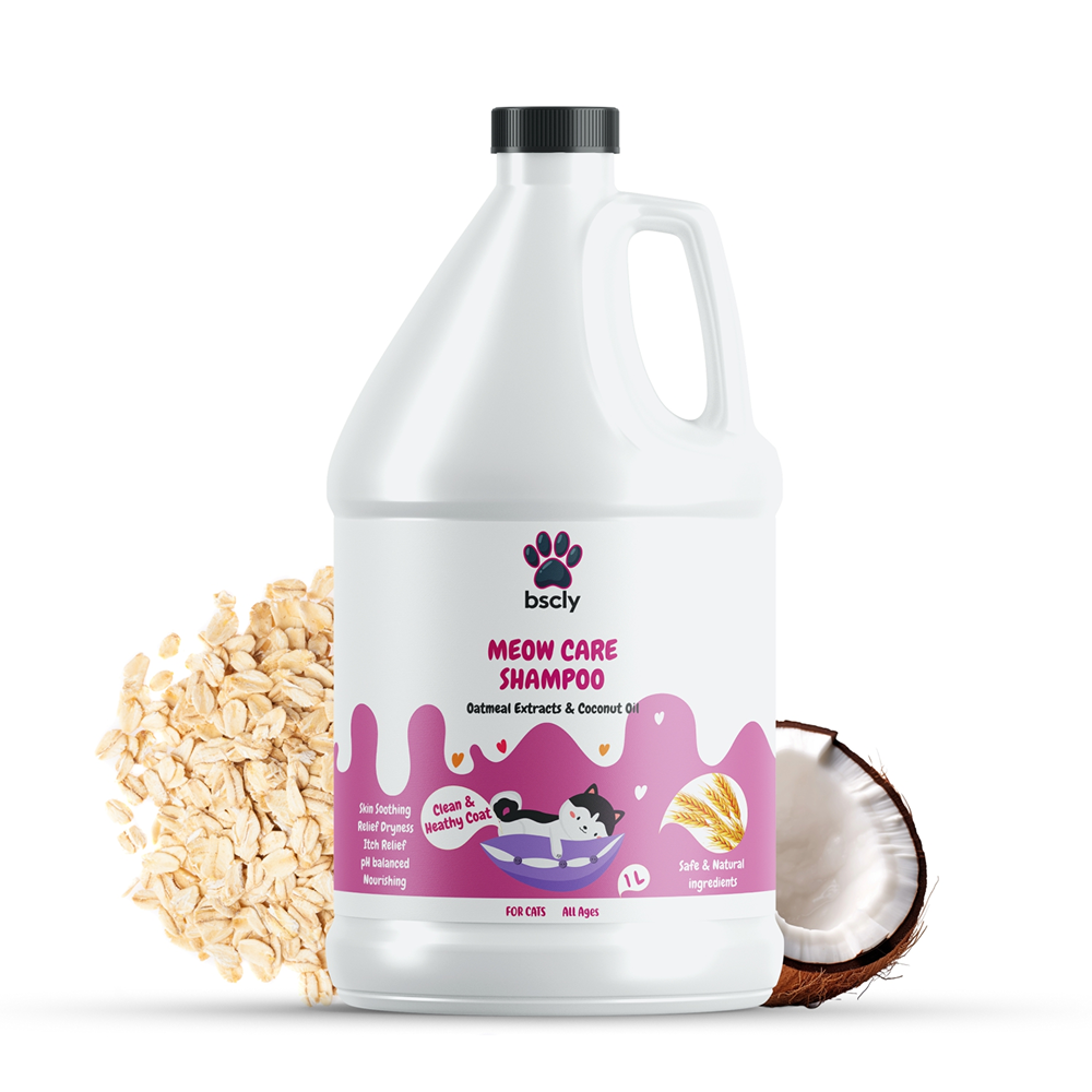Bscly Strawberry Meow Care Shampoo for Cats