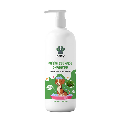 Bscly Neem Cleanse Herbal Shampoo for Cats & Dogs