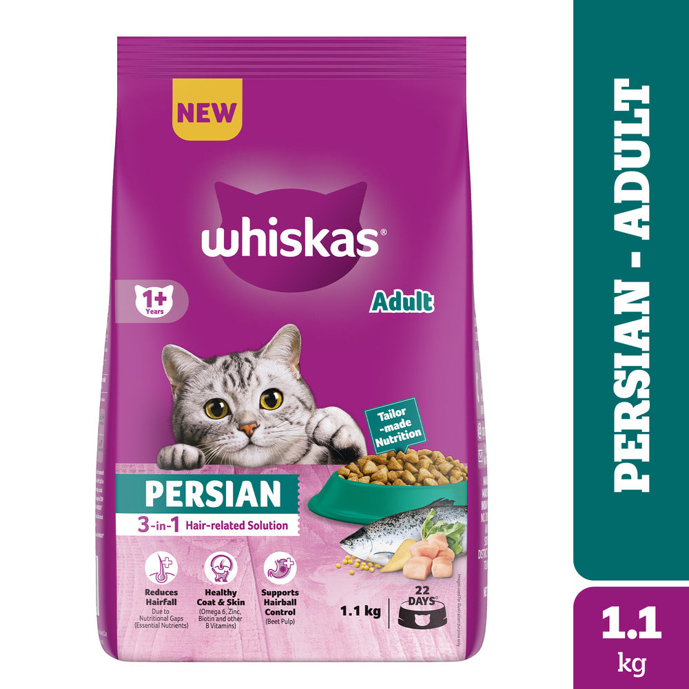 Whiskas Persian (1+ Years) Adult Cat Dry Food (Limited Stocks)