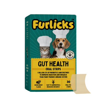 Furlicks Multivitamin & Gut Health Supplement Combo for Cats and Dogs